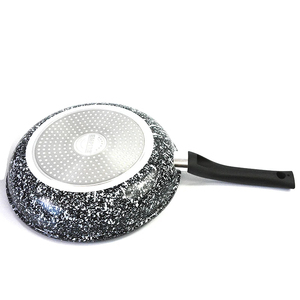 Poêle à frire haut de gamme compatible induction avec couvercle, construction durable en acier inoxydable et aluminium, qualité professionnelle - Product Image 5