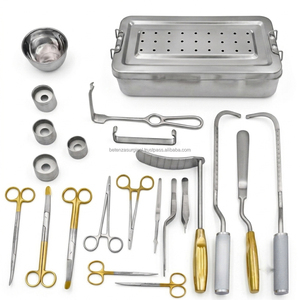 Ensemble d'instruments chirurgicaux Betenza pour la mammoplastie manuelle, destiné à la chirurgie d'augmentation mammaire et aux procédures mammaires plastiques/cosmétiques - Product Image 1