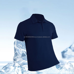 2024 logotipo personalizado bordado en blanco Etiqueta Privada tejido algodón/poliéster hombres para camisas secado rápido transpirable suave - Product Image 2