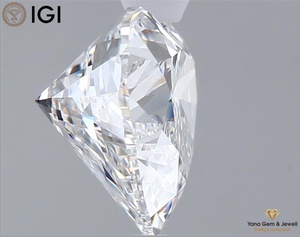 Diamant CVD cultivé en laboratoire 2,00 carats avec certificat IGI, taille cœur, clarté VVS1, couleur E, pour bijoux romantiques simples - Product Image 4