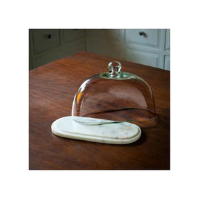 Campana de Cristal Decorativa con Base de Madera para Exhibir Velas, Bombillas y Adornos para el Hogar - Product Image 6