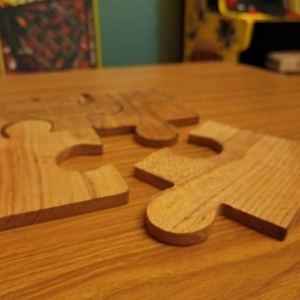 Handcrafted Modern Design Wooden Puzzle Coaster Reusable Wooden Placemats in low and Affordable prices - Product Image 4