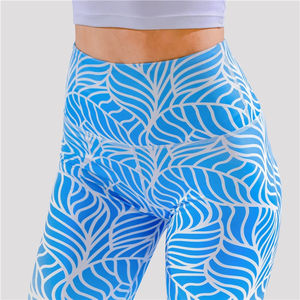 กางเกงโยคะโลโก้สั่งทำ คุณภาพสูง ยกกระชับสะโพก ลายพิมพ์ซับลิเมชั่น เอวสูง สำหรับออกกำลังกาย ลายเสือดาว - Product Image 6