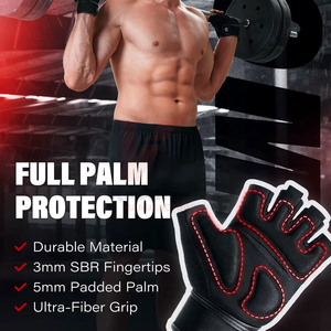 Weight Lifting Training <b>Gloves</b> Women <b>Men</b> Fitness Protector Hand Sports Building Gym <b>Gloves</b> Four Finger Workout <b>Glove</b> - Product Image 3