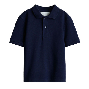 Chemises polo en coton brodées sur mesure, logo personnalisé, pour garçons, unisexes, sport, enfants, vêtements décontractés, manches courtes, chemise tendance, jeunes, polos respirants - Product Image 4