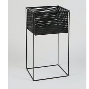 Pot de fleurs nordique en acier doré pas cher, support d'intérieur en fonte, jardinière en métal en gros - Product Image 6