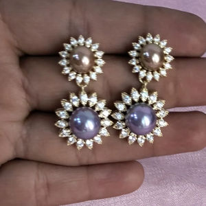 Imitation <b>Pearl</b> <b>Necklace</b> <b>Set</b> Multicolor <b>Pearl</b> Jewelry <b>Set</b> Women Party <b>Necklace</b> Earrings Wholesale - Product Image 6