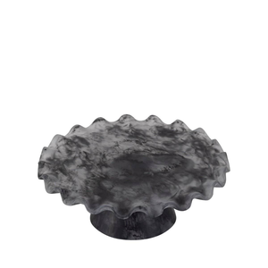 Support à gâteau décoratif en résine époxy antiadhésive, fait main, personnalisable, de qualité alimentaire, avec bord festonné, pièce d'art décorative, articles ménagers - Product Image 3