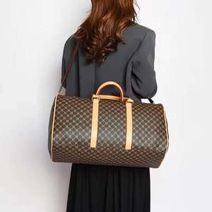 Top Selling Durable Genuine Leather Travel Bag with Spacious Compartments and Adjustable <b>Strap</b> for Comfortable Travel Duffle - Product Image 6