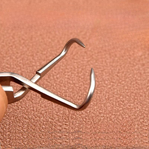 คีมหนีบผ้าผ่าตัดสัตว์เลี้ยงคุณภาพสูง ทำจากสแตนเลสสตีล ใช้ซ้ำได้ รุ่น ORTHO GENIX OG-AM-3215 - Product Image 2