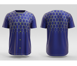 Uniforme de Equipo de Béisbol, Sublimación Completa, Diseño Personalizado |   Uniforme de Béisbol para Equipo con Logotipo y Números Personalizados |   Poliéster Transpirable - Product Image 1