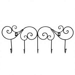 Gancho de pared con forma de pluma dorada, ganchos de pared de hierro únicos, perchero de pared para colgar abrigos, sombreros y bolsos, organizador para el hogar - Product Image 2