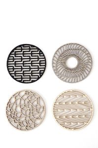 Best Design Stainless Steel Metal Stone <b>Coasters</b> Amazing Look Oval Shape <b>Drink</b> <b>Coasters</b> for Cup & Glass Mug Mats & Pads - Product Image 3