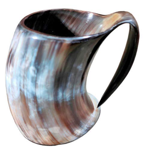 Mug Viking Artisanal en Corne de Buffle, Motif Animalier, pour Mead et Bière, Écologique, Personnalisable, Occasions Spéciales, Style Antique, Artisanat Naturel - Product Image 3