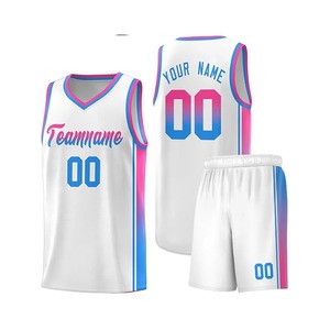 Conjunto de Camiseta y Pantalones Cortos de Baloncesto 100% Poliéster, Diseño Personalizado, Precio Económico, Último Modelo 2026, Uniforme de Baloncesto en Oferta - Product Image 6