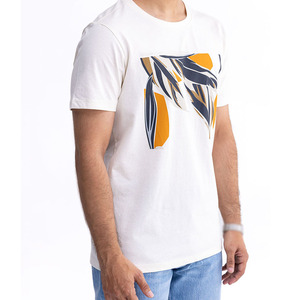 T-shirt Homme Tendance Premium 100% Coton Imprimé Abstrait Streetwear Vierge Personnalisable Logo Manches Courtes Fournisseur OEM - Product Image 2