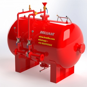 ถังโฟมดับเพลิงอัตโนมัติคุณภาพสูง BRILLIANT แบบแนวตั้งและแนวนอน พร้อมตัวควบคุมอัตราส่วน ผลิตจากสแตนเลส - Product Image 5