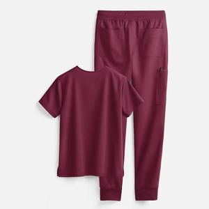 TOP Selling Eco-Friendly High Quality Unisex <b>Doctor</b> Uniforms Medical Nursing Scrubs Clinic Scrub <b>Sets</b> Short Sleeve Tops Pants - Product Image 4