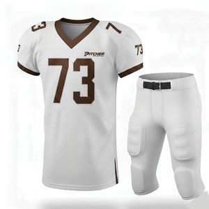 Uniforme de Fútbol Americano Listo para Juego, Transpirable, Ecológico, Ligero, Perfecto para Partidos Escolares, Universitarios y de Club - Product Image 1