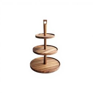 Soporte para Cupcakes de Madera Ecológico de Alta Calidad Super Artisan, de 3 Niveles, Apto para Lavavajillas, Herramientas para Pasteles para Exportación al por Mayor - Product Image 1