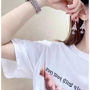 Pendientes Colgantes de Perlas de Agua Dulce con Cuentas de Mantou de Alta Calidad para Mujer, Joyería Fina de Lujo con Gran Sensación - Product Image 4