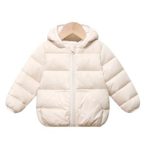 Manteau d'hiver matelassé pour enfants, garçons et filles, veste chaude à capuche, légère et tendance - Product Image 4