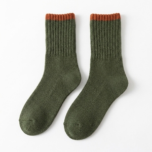 Men's Knitted Ankle <b>Socks</b> Solid Color Cotton Breathable Daily Wear Autumn Style Regular Fit - Product Image 4