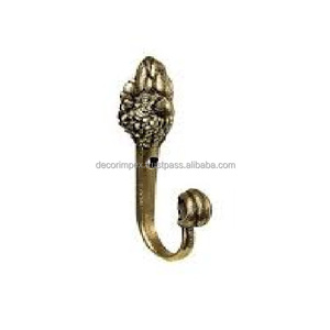 Handmade Brass Hook for <b>Wall</b> Decor Small Size Cloth Hanger for Home Decor or <b>Wall</b> Hanging - Product Image 2