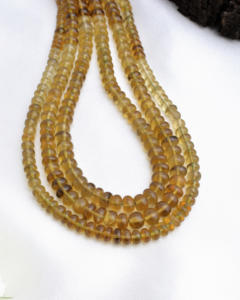 ลูกปัดควอตซ์สีธรรมชาติขนาด 4 มม. ถึง 7 มม. ผิวเรียบเนียน สำหรับทำเครื่องประดับอัญมณีชั้นดี - Product Image 2