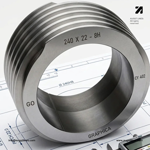 Calibradores de Rosca, Calibrador de Rosca Métrico, Calibrador de Anillo de Rosca GO NOGO 6H 6G 6g 7g OHNS, Acero, Inspección de Roscas Internas y Externas MJ MF - Product Image 1