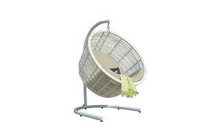 Modern Metal Outdoor Hanging Lounge Chair with Quick-Dry <b>Cushion</b> 1 <b>Person</b> Capacity 3-Year Warranty for Villa Balcony & Terrace - Product Image 4
