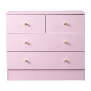 ตู้ลิ้นชักสีชมพูทันสมัย 4 ชั้น แบบเรียบง่าย - Product Image 4