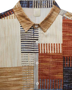 Camiseta de Verano Informal para Hombre, de Manga Corta, Corte Holgado, Color Sólido, de Algodón Transpirable, Ligera y Cómoda - Product Image 3