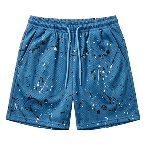 Custom ODM Mesh Basketball <b>Shorts</b> Men Drawstring Mid Waist Woven Quick Dry Sublimation Casual Sportswear with Pockets - Product Image 1