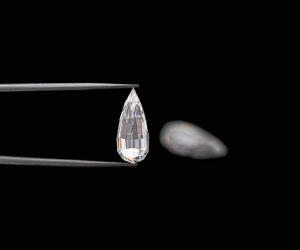 OM GEMS 6.0 Ct Lab Grown E Color Custom <b>Step</b> Cut Pear Diamond Pair CVD-HPHT IGI Certified Loose Stones - Product Image 2