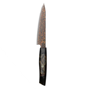 Couteau de Chef en Cuivre Damas Fait Main, Couteau de Cuisine Professionnel pour la Préparation Alimentaire, Idéal pour Restaurant et Cuisine Domestique - Product Image 2