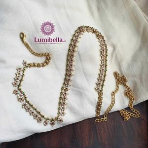 18K Gold Plated Bohemian Floral Hip Chain Body Jewelry Adjustable Party Accessory - Product Image 1