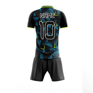 New Street casual <b>soccer</b> uniform set jersey and shorts designed for comfort flexibility and durability and affordable prices - Product Image 3