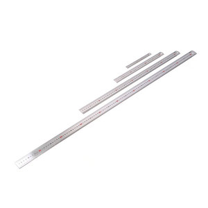 ไม้บรรทัดโลหะตรง 30 ซม. ผลิตในเกาหลี เครื่องมือวัดสำหรับงานครัว - Product Image 1