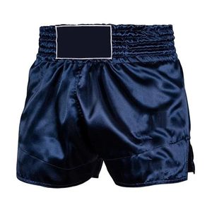 100% Polyester Satin <b>Shorts</b> Skirts for <b>Kickboxing</b> Men's Navy Blue Boxing <b>Shorts</b> 100% Polyester Durable Plain Dyed Regular Fit - Product Image 1
