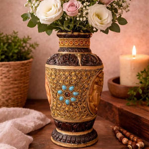 Polish Finished Wooden <b>Vase</b> for Home Gift & Wedding Tables Custom <b>Vase</b> New Arrival Flower Pot Home Interior Tabletop Accessory - Product Image 3