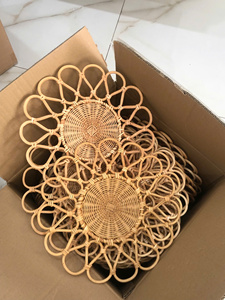 Handmade Rattan Decorative Plate Premium Quality Natural Fiber Tray for Modern Home Decor - Product Image 3