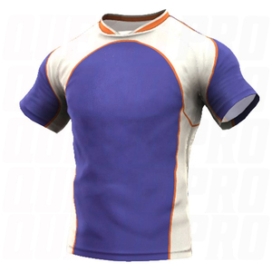 เสื้อรักบี้ผู้ชายไซส์ใหญ่ ระบายอากาศได้ดี เป็นมิตรกับสิ่งแวดล้อม แห้งเร็ว ผลิตโดยผู้ผลิตที่ดี  รับผลิตตามแบบ  ผ้าโพลีเอสเตอร์ 100% - Product Image 4