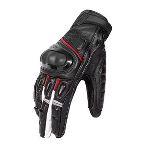 Gants de moto ECONEX SPORTS en cuir, antidérapants, sur mesure, protection complète des doigts, écologiques, thermiques, longueur poignet. - Product Image 3