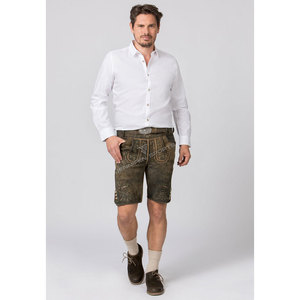 Último Modelo 2026: Lederhosen Bávaros para Hombre, de Piel de Cabra, Traje Tradicional de Oktoberfest con Técnica de Bordado - Product Image 2