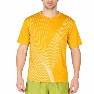เสื้อยืดผู้ชายสีพื้นลำลอง ผ้าฝ้าย ระบายอากาศ แขนสั้น สต็อกพร้อมส่ง ผลิตในปากีสถาน ราคาขายดีที่สุด ผ้าฝ้ายสีพื้น - Product Image 4