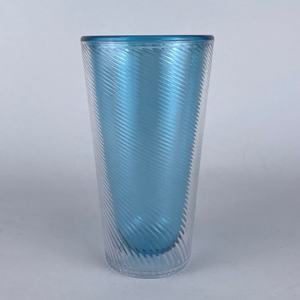 Twill Pattern Acrylic Plastic <b>Double</b> <b>Wall</b> <b>Glass</b> - Product Image 4