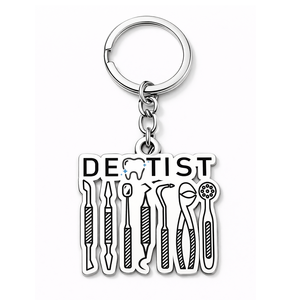 Porte-clés promotionnel personnalisé en alliage de zinc – Cadeaux dentaires portables et durables pour patients - Product Image 2