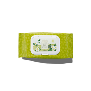 The Saem Healing Tea Garden – Lingettes Nettoyantes au Thé Vert 60 Feuilles pour le Démaquillage – Usage Domestique - Product Image 1