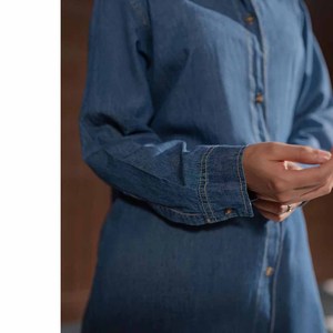 Denim Factory Custom Women's <b>Y2K</b> Streetwear Crop Top Short Sleeve Denim Jacket <b>Shirt</b> Luxury Spring Summer - Product Image 4